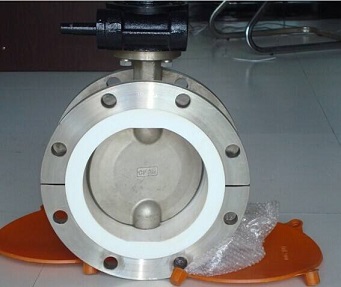 D341F4不锈钢衬氟蝶阀
