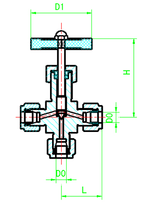 QJ-1C气动管路截止阀